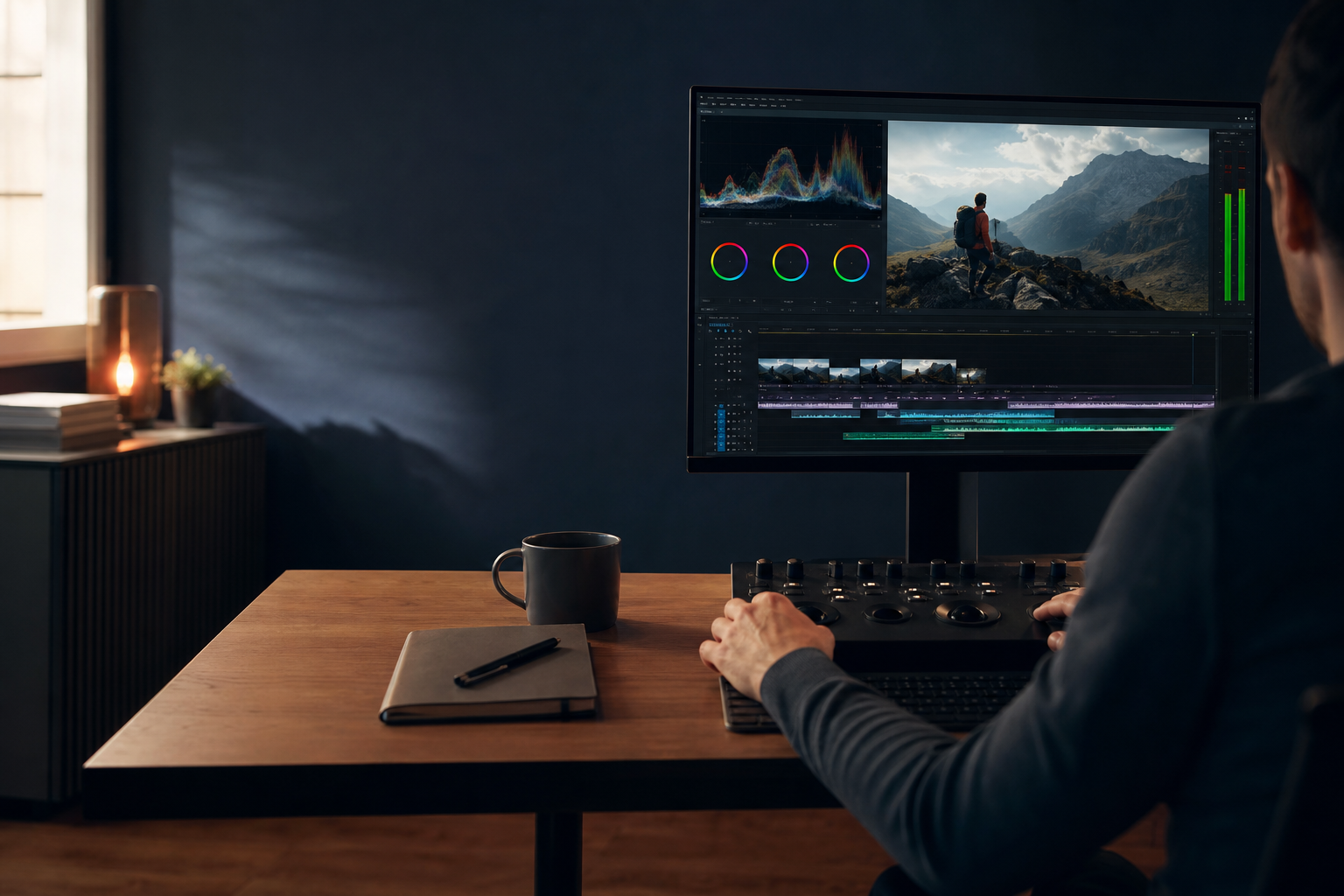 Video editing workspace